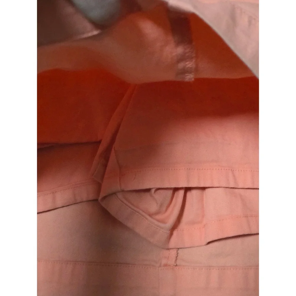 Bay Studio Women's Coral Pink Skort‎ Skirt Shorts Pull On Size 14 Casual (Q)